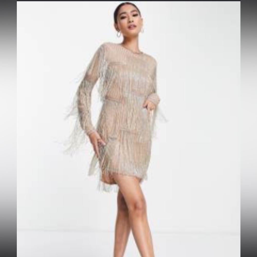 Beaded Fringe Dress